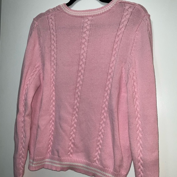 Izod Women’s Knit Golf Pullover | Pink Size Large - Picture 3 of 3